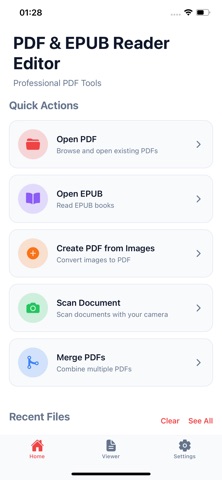 PDF & EPUB Reader - Editor Screenshot 1 of 6