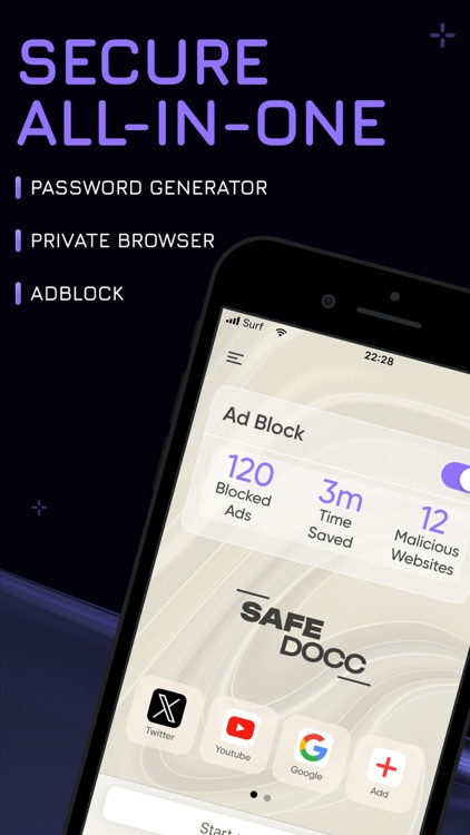 Safedocc - Browser & Adblock