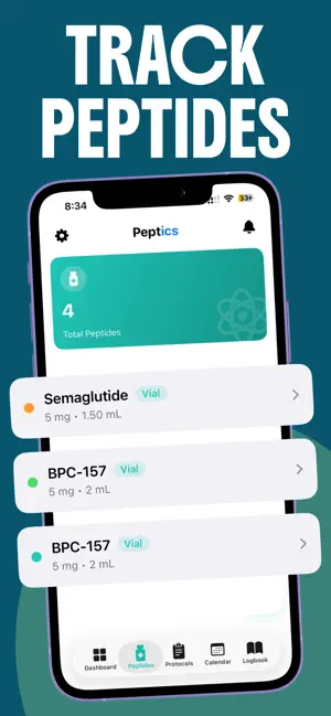 Peptide Tracker - Peptics screenshot 2