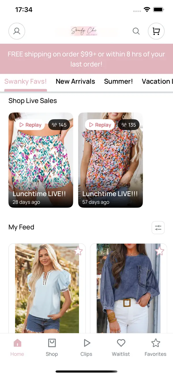 Screenshot #2 pour Swanky Chic Boutique