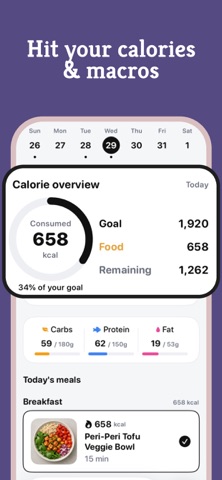 Kula: Meal Planner iPhone screenshot