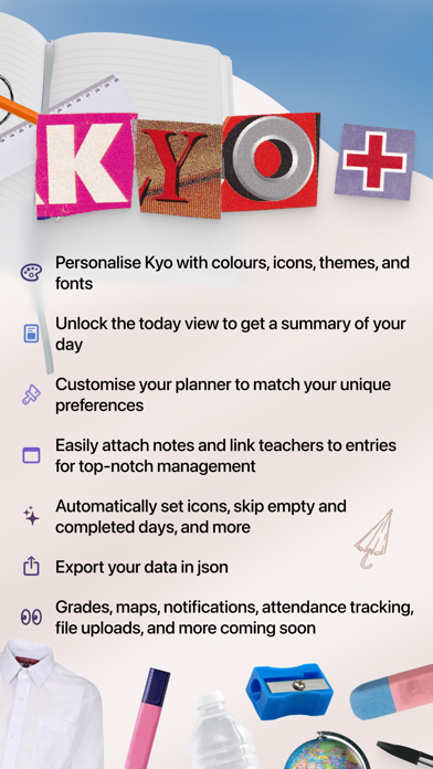 Kyo: School Planner Screenshot