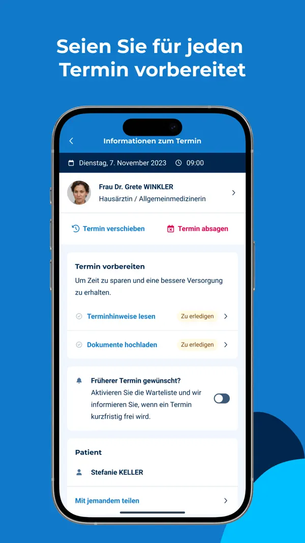 Doctolib - Die Gesundheits-App Screenshot 7