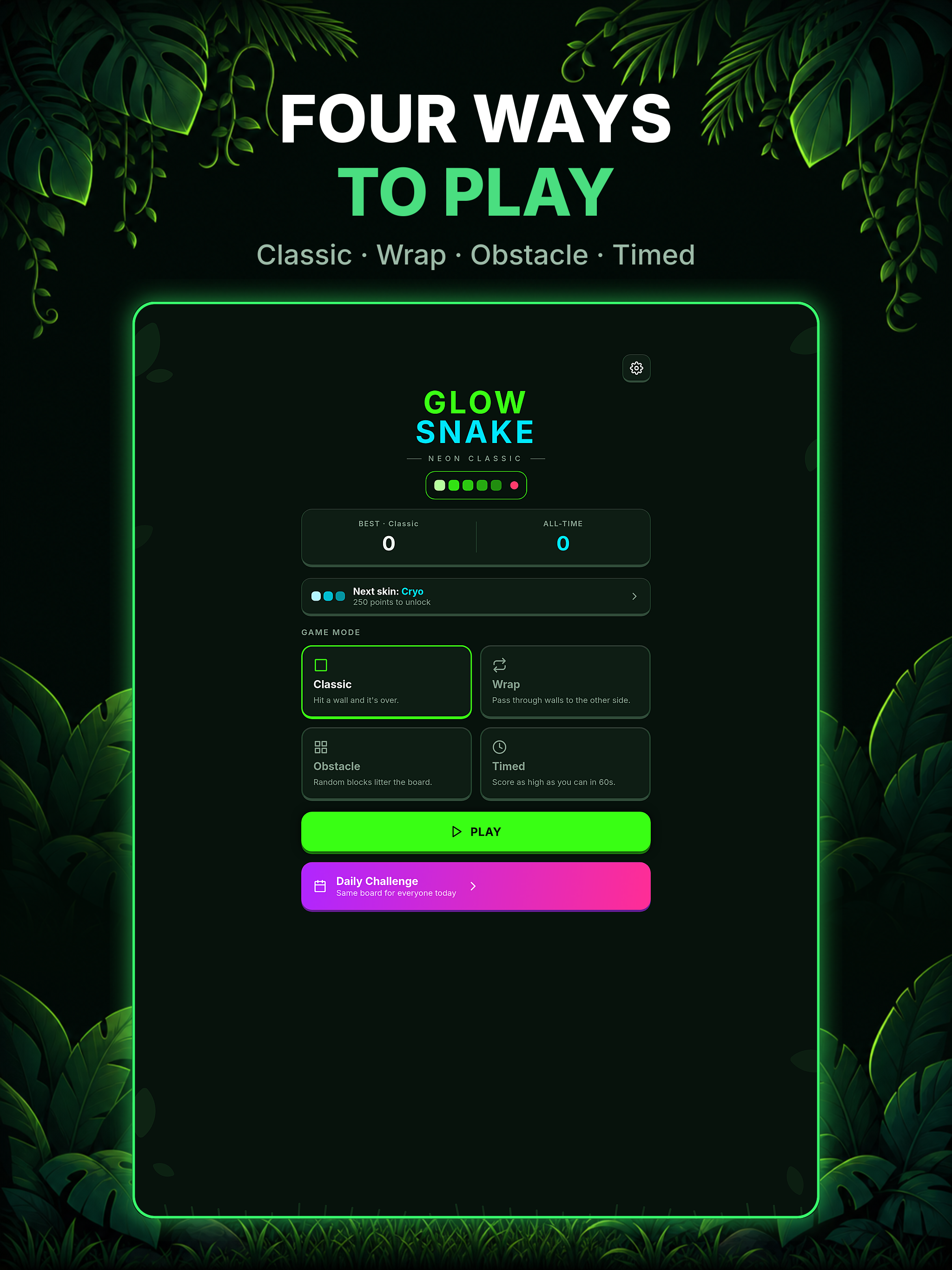 Glow Snake: Neon Classic screenshot 5