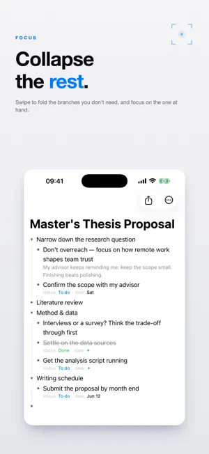 Yeliner: Outline, Notes, Tasks screenshot 3