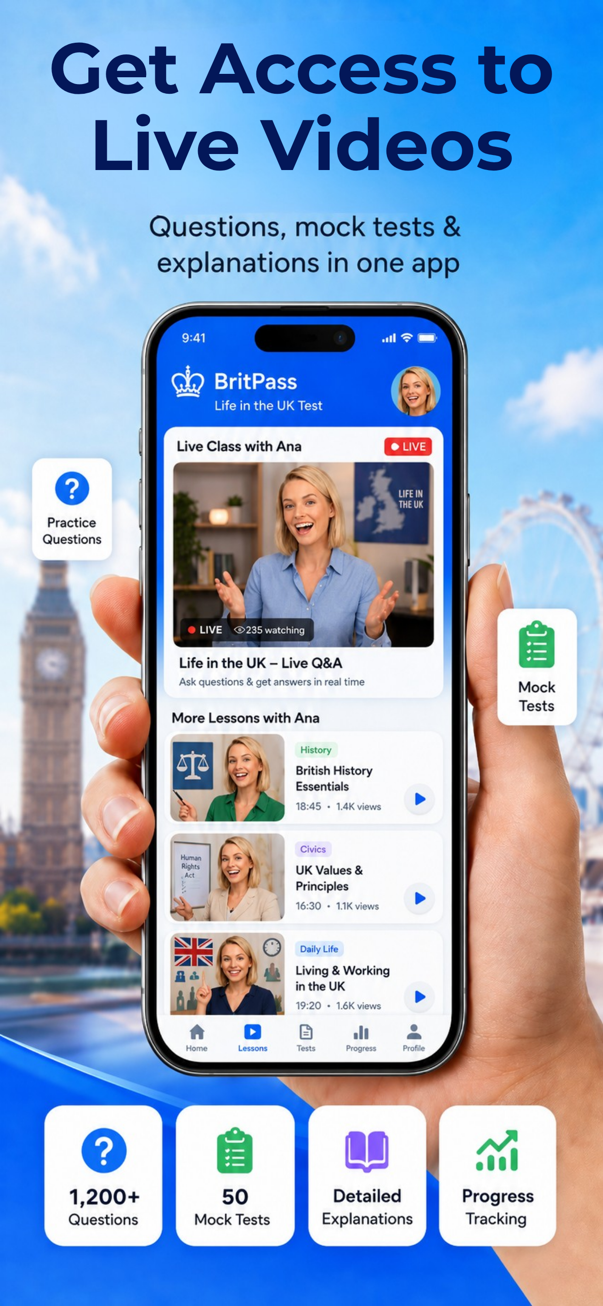 BritPass: Life in The UK Test screenshot 3