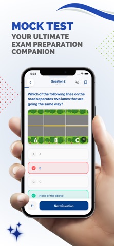Michigan SOS Driving Test Prep iPhone screenshot