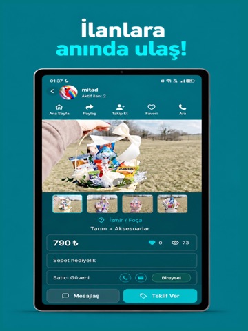 Hupgo – İlan Platformu iPad screenshot