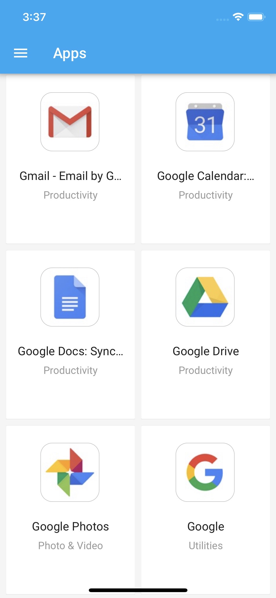 Google Device Policy screenshot 1