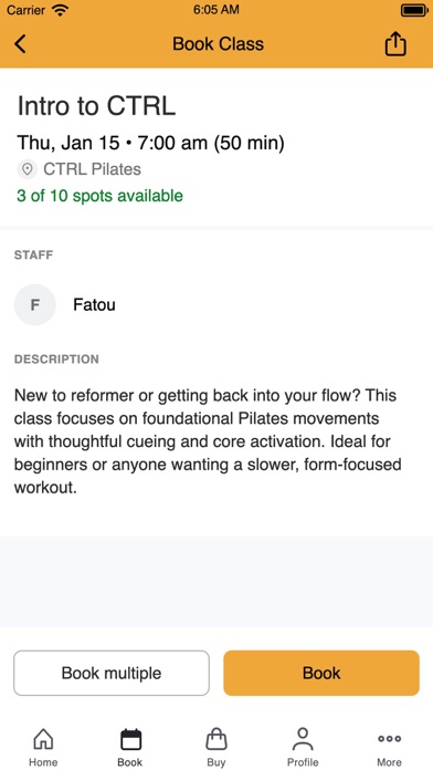 CTRL Pilates Screenshot 3 of 3