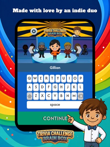 Trivia Challenge Brain Box iPad screenshot