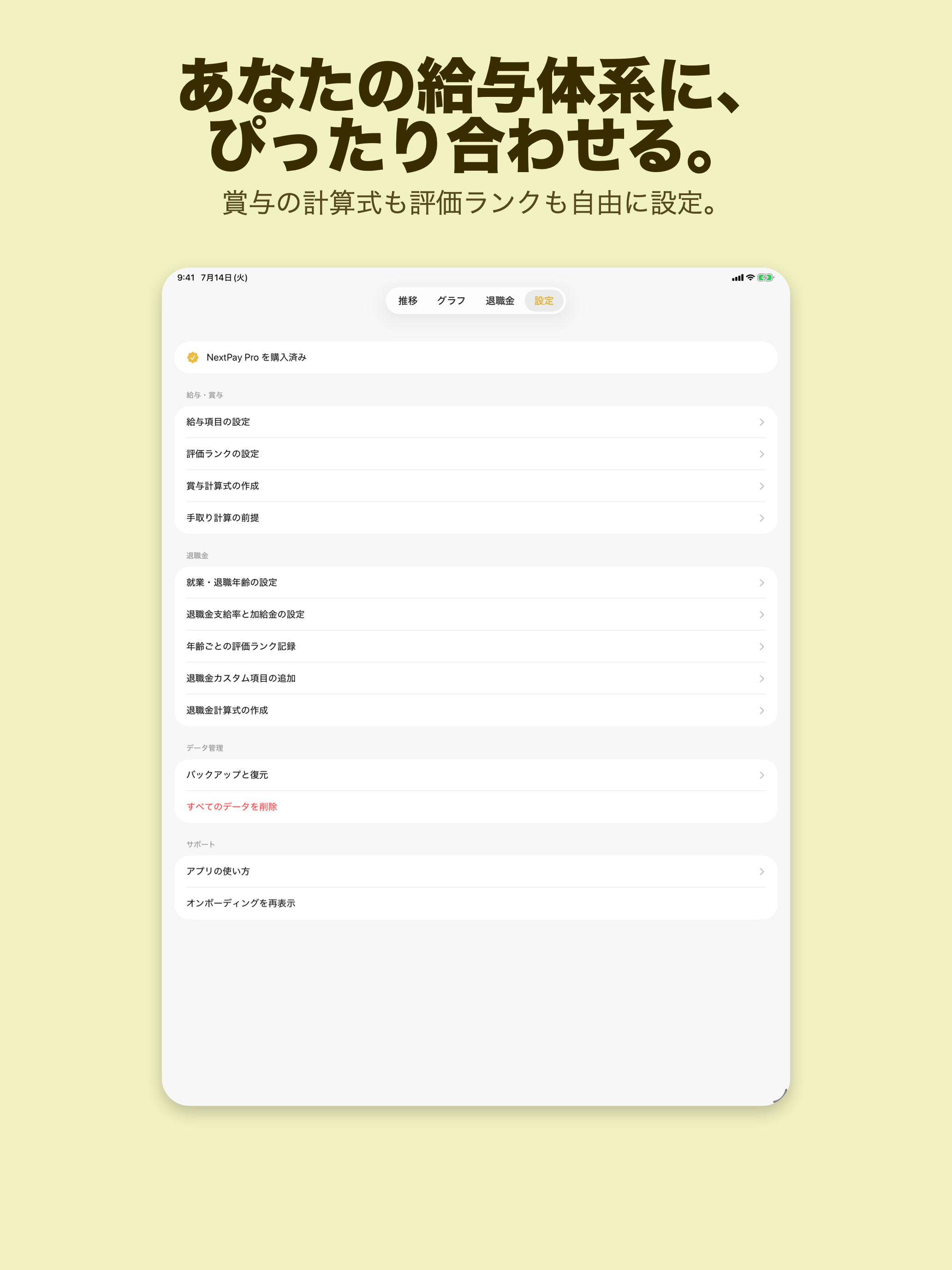 NextPay - 給与・年収・退職金の記録 screenshot 12