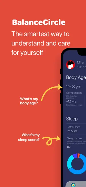 BalanceCircle: Body Age screenshot 1