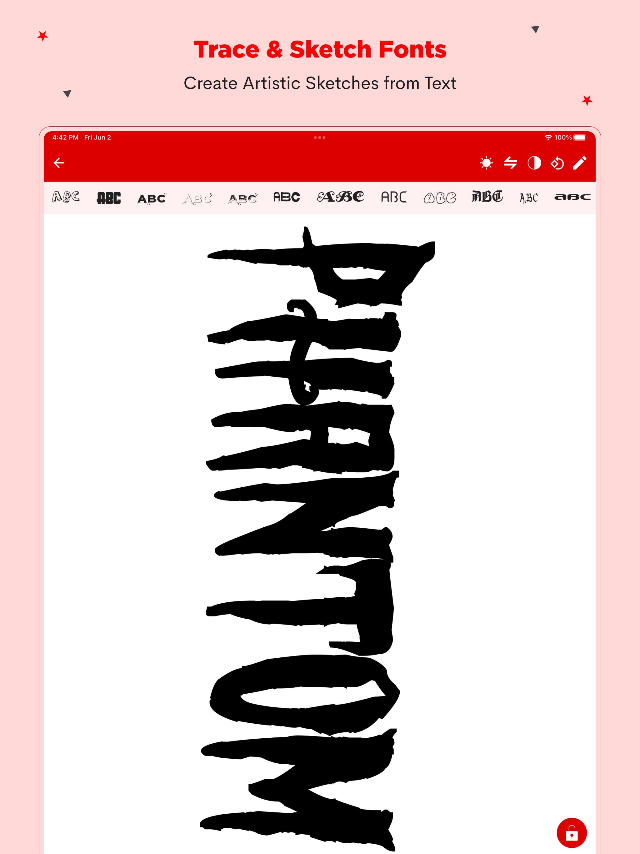 Font - Trace to Sketch & Draw screenshot 6