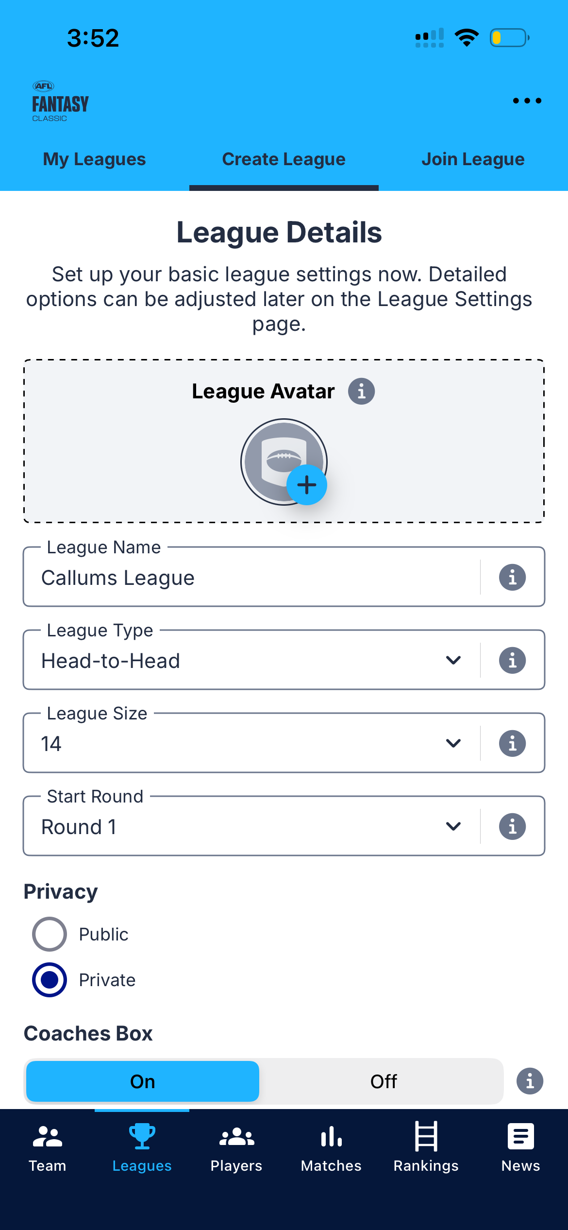 AFL Fantasy screenshot 3