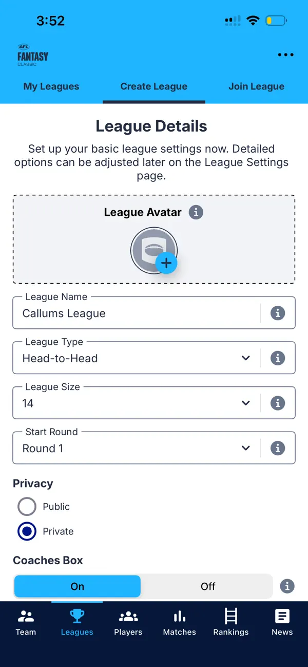 Screenshot #3 pour AFL Fantasy