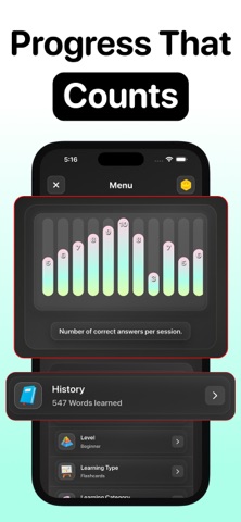 Talksy: Go Learn English Words iPhone screenshot