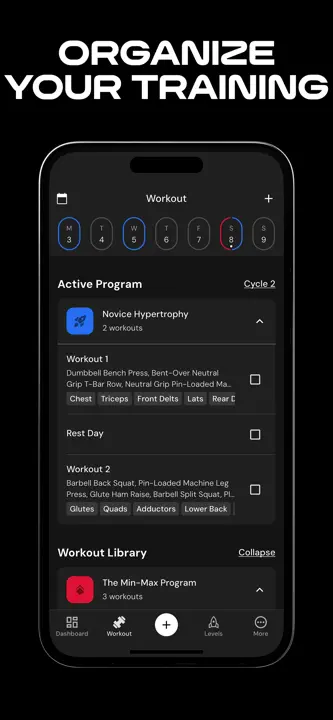 MacroFactor Workouts : capture d’écran 4 sur 9