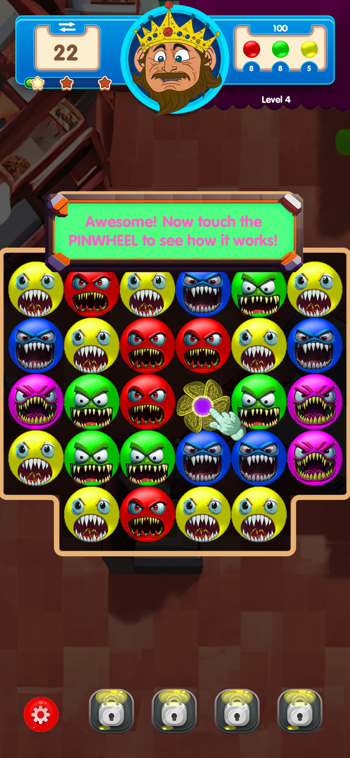 POP Germs Match 3 Puzzle