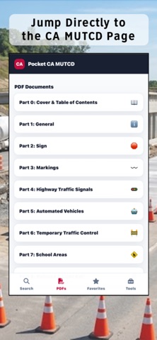 CA MUTCD Pro screenshot