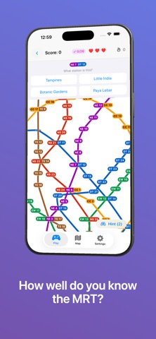 MRT Guessr – SG Train Game iPhone screenshot