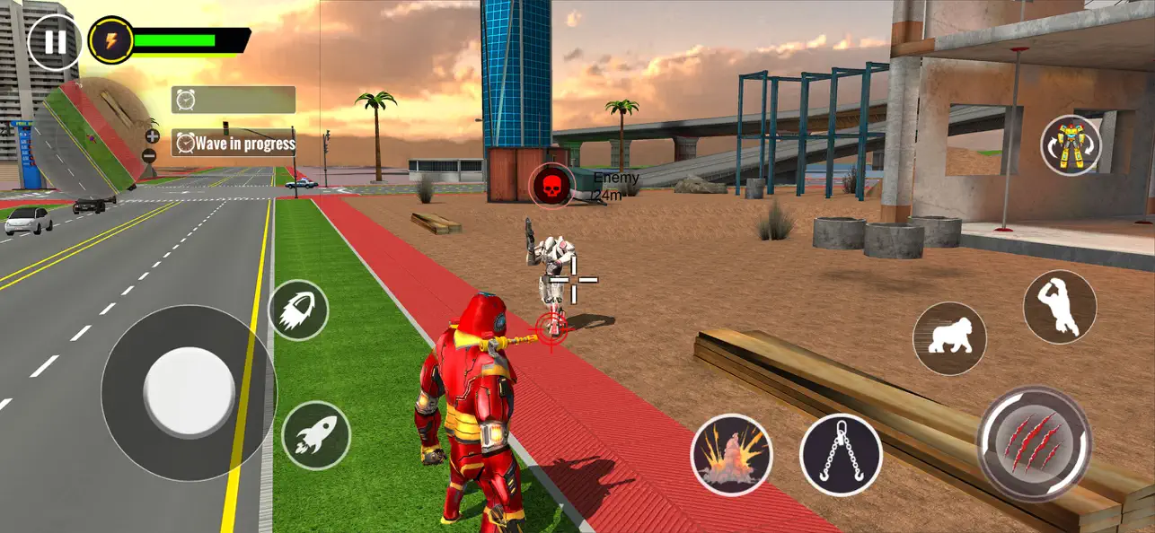 Screenshot #1 pour Guerre Mécha Animal Robot