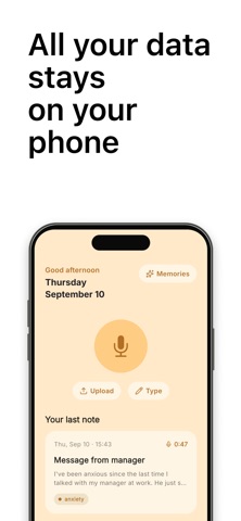 Voice Journal & AI: Stem Screenshot 2 of 6
