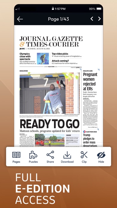 Journal Gazette/Times-Courier Screenshot