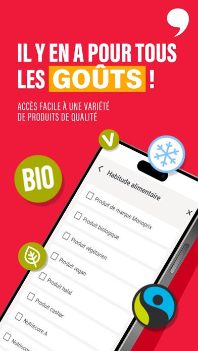 Monoprix.fr Courses iPhone screenshot 4 - Shopping app