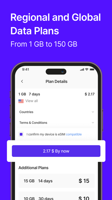 TooSim: Travel eSim Store Screenshot