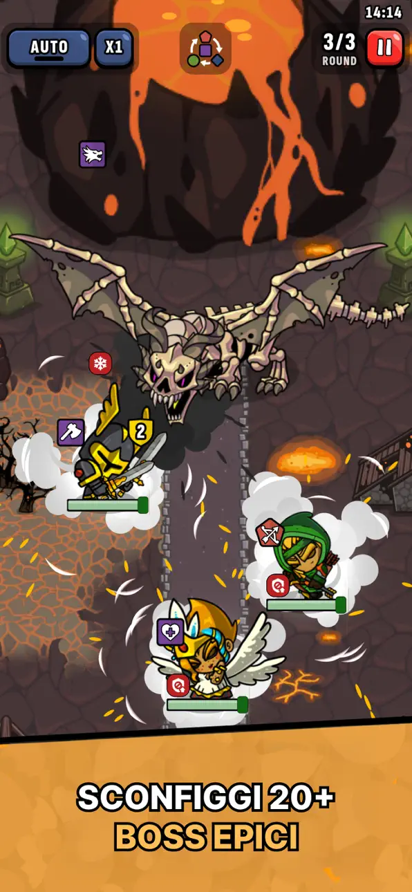 Heroes & Dragons: Tactical RPG Hack screenshot 1 - iOS game interface
