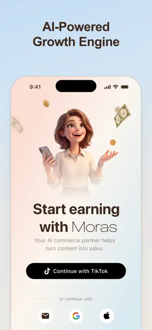 Moras: Create & Earn with AI screenshot 1