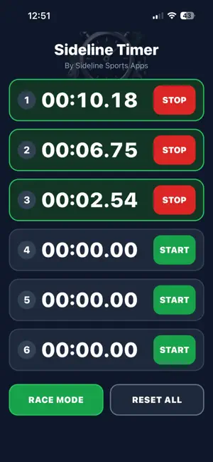Sideline Timer screenshot 2