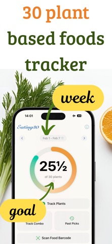 Eating30: 30 Plants a Week Screenshot 1 of 9