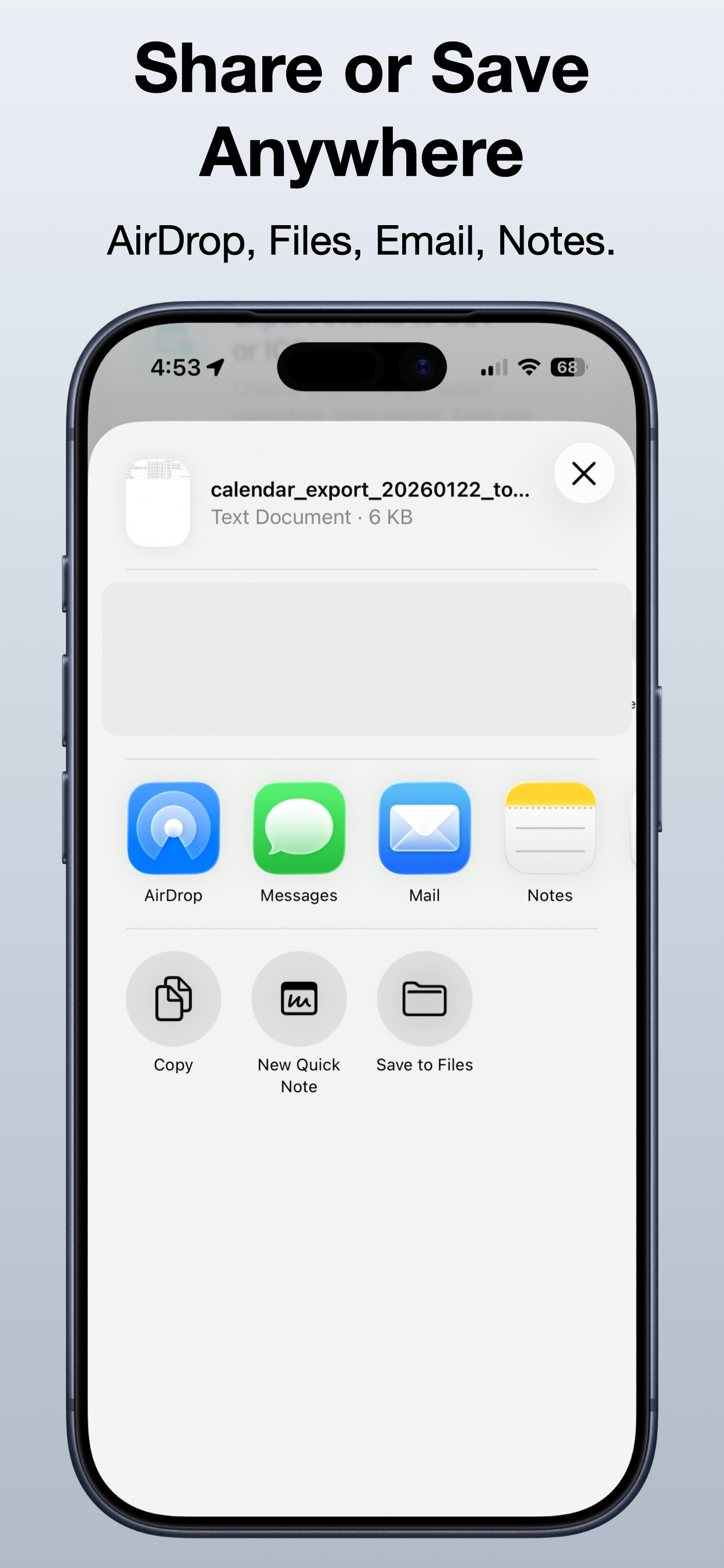 Export Calendar - CSV & ICS screenshot 4