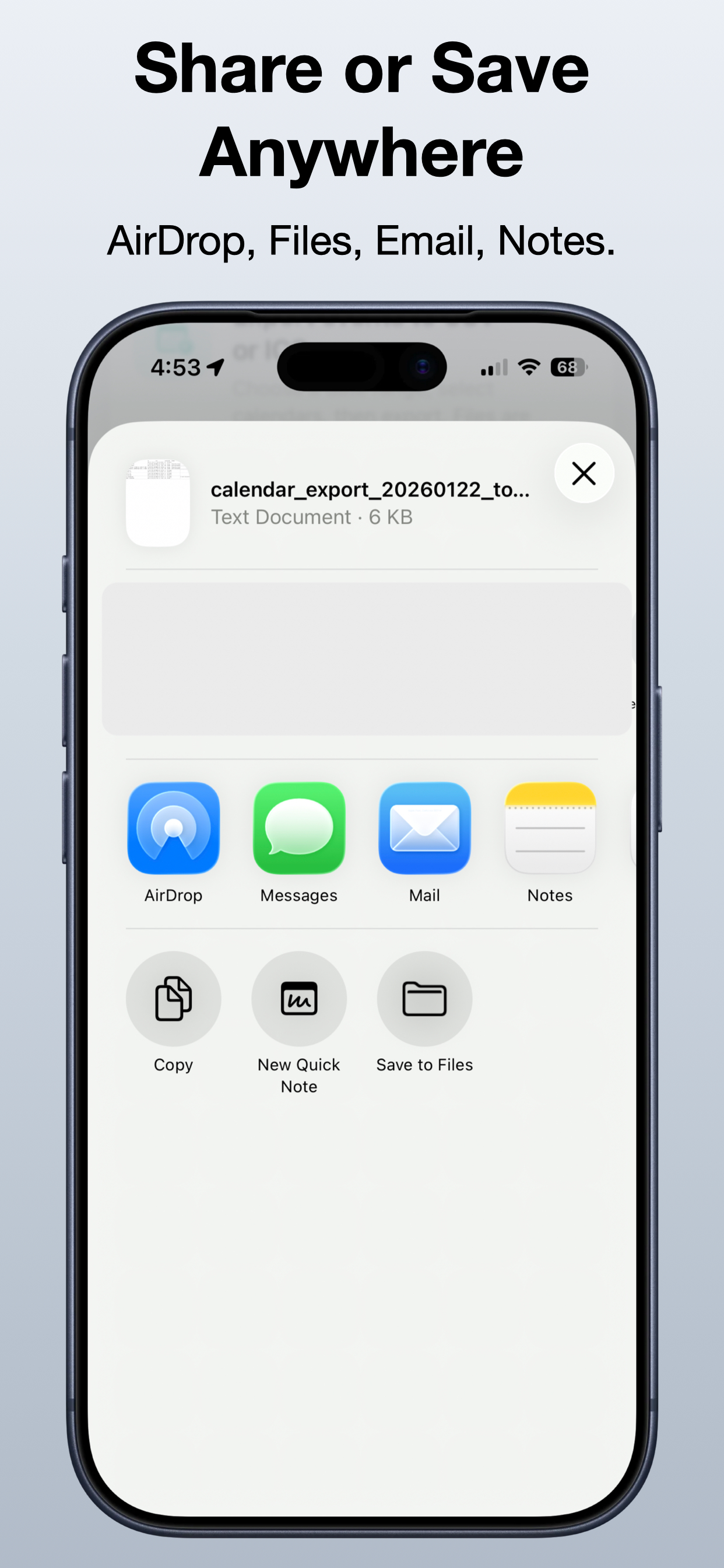 Export Calendar - CSV & ICS screenshot 4