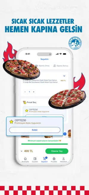 Domino's Pizza Türkiye iPhone screenshot 3