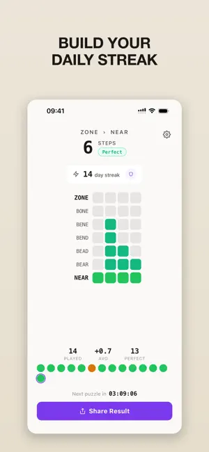 WordStep: Daily Word Ladder screenshot 4