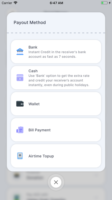 ACE Money Transfer Screenshot