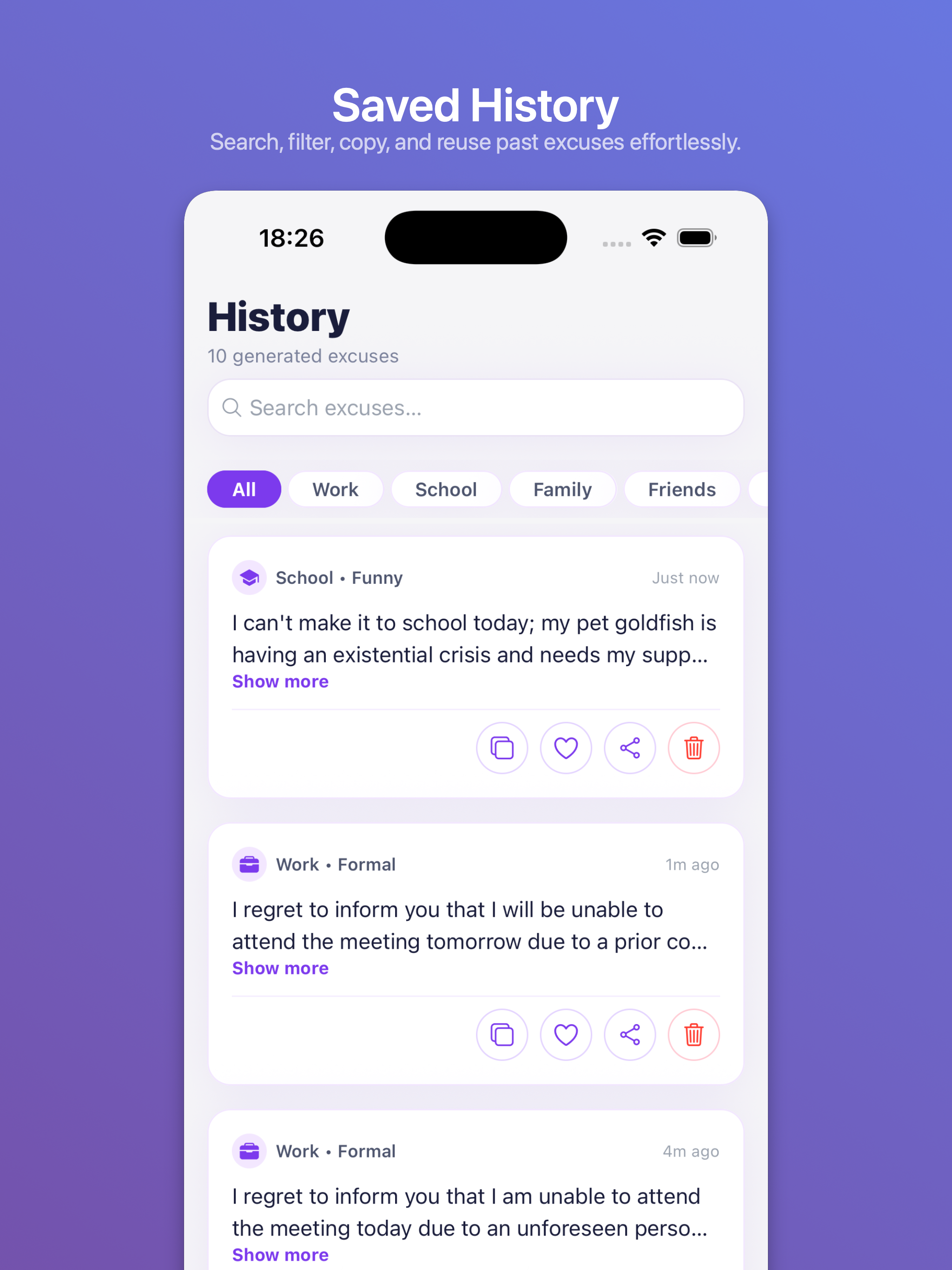 RKY AI Excuse Maker screenshot 10