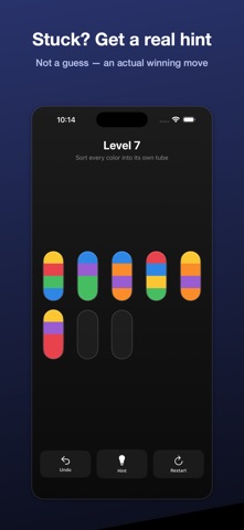 Hue Tubes: Color Sort Puzzle screenshot 2