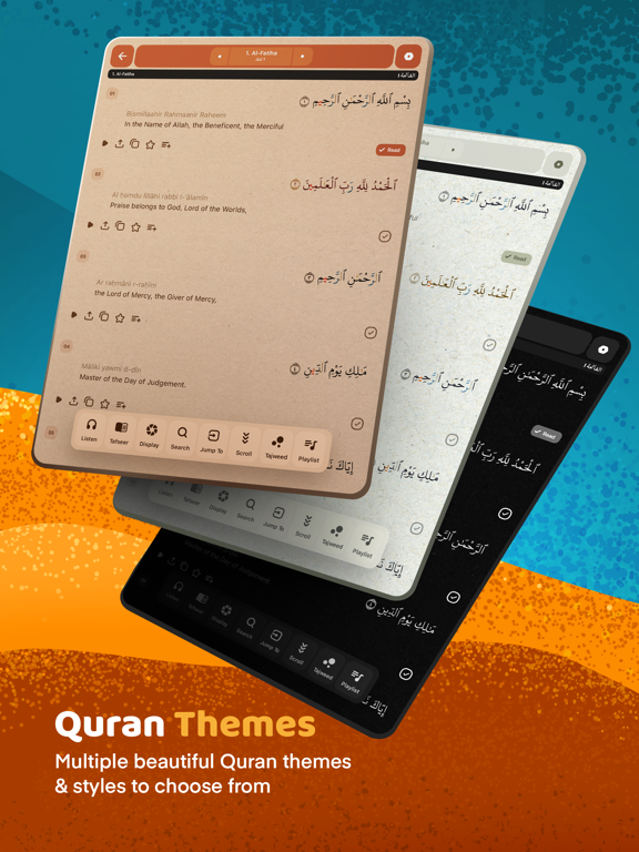 Holy Quran ' القرآن الكريم iPad screenshot 5 - Reference app
