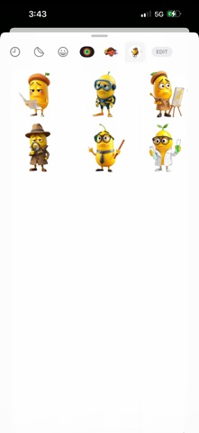 Bored Lemon Stickers screenshot