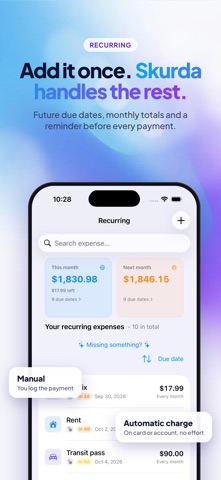 Skurda - Expense Tracker Screenshot 6 of 10