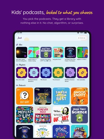Kids Podcasts iPad screenshot