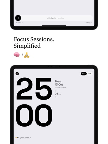 Pomodoro: Focus Timer Friend ipad screenshot 2