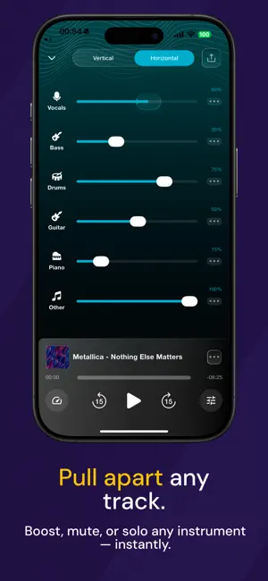 Vocal Remover AI: Stems Lab iPhone screenshot 2