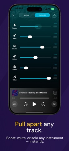 Vocal Remover AI: Stems Lab iPhone screenshot 2
