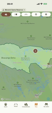 Moremi Safari: Map & Guide screenshot 1