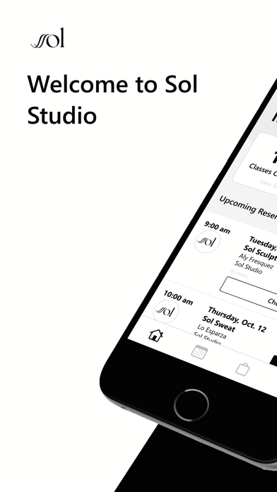 Sol Pilates Studio iPhone screenshot 1 - Health & Fitness app